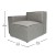 Flash Furniture IS-IT2231-LC-GRY-GG Luxury Modular Sectional Sofa, Left Side with Arm Rest, Gray addl-4