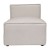 Flash Furniture IS-IT2231-MC-CRM-GG Luxury Modular Sectional Sofa, Armless Center Seat, Cream addl-10