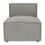 Flash Furniture IS-IT2231-MC-GRY-GG Luxury Modular Sectional Sofa, Armless Center Seat, Gray addl-10