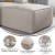Flash Furniture IS-IT2231-OT-CRM-GG Luxury Modular Sectional Sofa, Ottoman Seat, Cream addl-3