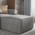 Flash Furniture IS-IT2231-OT-GRY-GG Luxury Modular Sectional Sofa, Ottoman Seat, Gray addl-1
