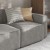 Flash Furniture IS-IT2231-RC-GRY-GG Luxury Modular Sectional Sofa, Right Side with Arm Rest, Gray addl-1