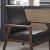 Flash Furniture IS-IT673317-BK-GG Mid-Century Modern Black LeatherSoft Armchair with Walnut Wood Frame addl-5