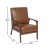Flash Furniture IS-IT673317-BR-GG Mid-Century Modern Cognac LeatherSoft Armchair with Walnut Wood Frame addl-4
