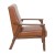 Flash Furniture IS-IT673317-BR-GG Mid-Century Modern Cognac LeatherSoft Armchair with Walnut Wood Frame addl-9