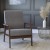 Flash Furniture IS-IT673317-GY-GG Mid-Century Modern Gray Faux Linen Armchair with Walnut Wood Frame addl-6