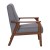 Flash Furniture IS-IT673317-GY-GG Mid-Century Modern Gray Faux Linen Armchair with Walnut Wood Frame addl-9