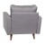 Flash Furniture IS-PC100-GY-GG Mid-Century Modern Slate Gray Tufted Faux Linen Armchair with Wood Legs addl-7