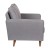 Flash Furniture IS-PC100-GY-GG Mid-Century Modern Slate Gray Tufted Faux Linen Armchair with Wood Legs addl-9
