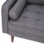 Flash Furniture IS-PL100-DKGY-GG Mid-Century Modern Dark Gray Tufted Faux Linen Loveseat Sofa with Wood Legs addl-8