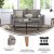 Flash Furniture IS-PL100-GY-GG Mid-Century Modern Slate Gray Tufted Faux Linen Loveseat Sofa with Wood Legs addl-3