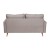 Flash Furniture IS-PL100-GY-GG Mid-Century Modern Slate Gray Tufted Faux Linen Loveseat Sofa with Wood Legs addl-7