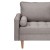 Flash Furniture IS-PL100-GY-GG Mid-Century Modern Slate Gray Tufted Faux Linen Loveseat Sofa with Wood Legs addl-8
