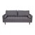 Flash Furniture IS-PS100-DKGY-GG Mid-Century Modern Dark Gray Tufted Faux Linen Sofa with Wood Legs addl-10