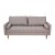 Flash Furniture IS-PS100-GY-GG Mid-Century Modern Slate Gray Tufted Faux Linen Sofa with Wood Legs addl-10