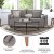 Flash Furniture IS-PS100-GY-GG Mid-Century Modern Slate Gray Tufted Faux Linen Sofa with Wood Legs addl-3