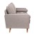 Flash Furniture IS-PS100-GY-GG Mid-Century Modern Slate Gray Tufted Faux Linen Sofa with Wood Legs addl-9