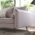 Flash Furniture IS-VL100-BR-GG Mid-Century Modern Taupe Faux Linen Loveseat Sofa with Wood Legs addl-6
