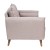 Flash Furniture IS-VL100-BR-GG Mid-Century Modern Taupe Faux Linen Loveseat Sofa with Wood Legs addl-9