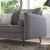 Flash Furniture IS-VL100-GY-GG Mid-Century Modern Slate Gray Faux Linen Loveseat Sofa with Wood Legs addl-6
