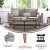 Flash Furniture IS-VS100-BR-GG Mid-Century Modern Taupe Faux Linen Sofa with Wood Legs addl-3