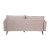 Flash Furniture IS-VS100-BR-GG Mid-Century Modern Taupe Faux Linen Sofa with Wood Legs addl-7