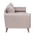 Flash Furniture IS-VS100-BR-GG Mid-Century Modern Taupe Faux Linen Sofa with Wood Legs addl-9