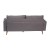 Flash Furniture IS-VS100-GY-GG Mid-Century Modern Stone Gray Faux Linen Sofa with Wood Legs addl-6