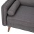 Flash Furniture IS-VS100-GY-GG Mid-Century Modern Stone Gray Faux Linen Sofa with Wood Legs addl-7