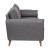 Flash Furniture IS-VS100-GY-GG Mid-Century Modern Stone Gray Faux Linen Sofa with Wood Legs addl-8