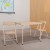 Flash Furniture JB-10-CARD-TN-GG Kids Tan 3 Piece Folding Table and Chair Set addl-1
