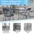 Flash Furniture JB-1-NV-GG 5 Piece Navy Folding Card Table and Chair Set addl-4