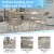 Flash Furniture JB-1-TAN-GG 5 Piece Tan Folding Card Table and Chair Set addl-4