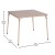 Flash Furniture JB-1-TAN-GG 5 Piece Tan Folding Card Table and Chair Set addl-5