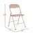Flash Furniture JB-1-TAN-GG 5 Piece Tan Folding Card Table and Chair Set addl-6