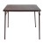 Flash Furniture JB-2-BR-GG Lightweight Brown Portable Folding Table with Collapsible Legs addl-7