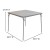 Flash Furniture JB-2-GY-GG Lightweight Gray Portable Folding Table with Collapsible Legs addl-5