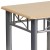 Flash Furniture JB-6-END-NAT-GG Natural Laminate End Table with Silver Steel Frame addl-4