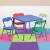 Flash Furniture JB-9-KID-GG Kids Colorful 5 Piece Folding Table and Chair Set addl-1