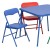 Flash Furniture JB-9-KID-GG Kids Colorful 5 Piece Folding Table and Chair Set addl-5