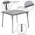 Flash Furniture JB-9-KID-GY-GG Kids Gray 5 Piece Folding Table and Chair Set addl-4