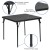 Flash Furniture JB-TABLE-BK-GG Kids Black Folding Table addl-4
