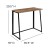 Flash Furniture JB-YJ354D-GG Small Rustic Natural Home Office Folding Computer Desk, 36" addl-5