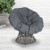 Flash Furniture JE-5101W-GG Comfort Series Swivel Patio Chair with Dark Gray Cushion addl-1