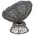 Flash Furniture JE-5101W-GG Comfort Series Swivel Patio Chair with Dark Gray Cushion addl-3