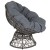 Flash Furniture JE-5101W-GG Comfort Series Swivel Patio Chair with Dark Gray Cushion addl-4