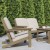 Flash Furniture JJ-C14021-BR-GG All-Weather Poly Resin Wood Adirondack Style Deep Seat Patio Club Chair with Cushions, Natural Cedar/Cream addl-6