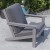 Flash Furniture JJ-C14021-GY-GG All-Weather Poly Resin Wood Adirondack Style Deep Seat Patio Club Chair with Cushions, Gray/Gray addl-5