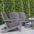 Flash Furniture JJ-C14021-GY-GG All-Weather Poly Resin Wood Adirondack Style Deep Seat Patio Club Chair with Cushions, Gray/Gray addl-6