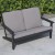 Flash Furniture JJ-C14022-BK-GG All-Weather Poly Resin Wood Adirondack Style Deep Seat Patio Loveseat with Cushions, Black/Charcoal addl-5